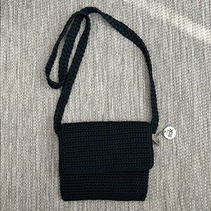 THE SAK small black knit black bag